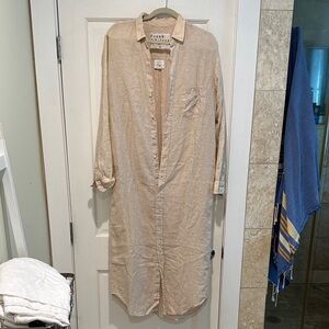 Frank & Eileen Light Brown Button-Down dress Rory